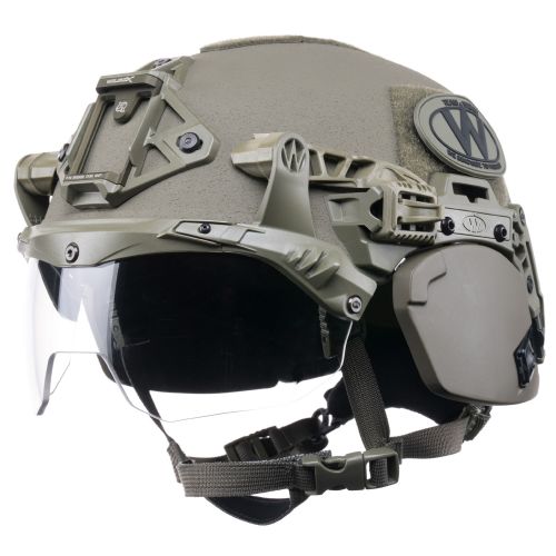 EXFIL Ballistic Ear Covers and EXFIL Ballistic Visor Ranger Green #2